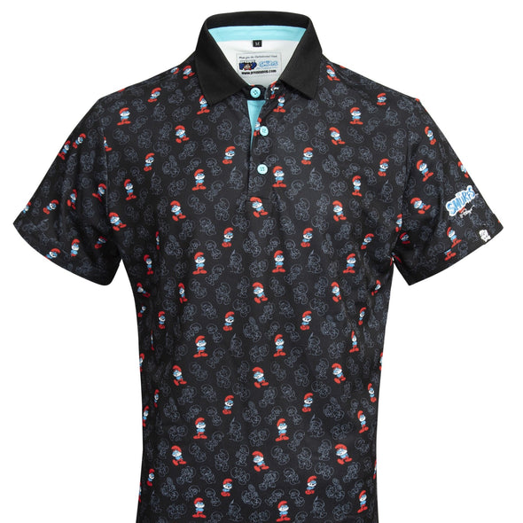 Smurfs Papa Smurf AOP Signature Polo