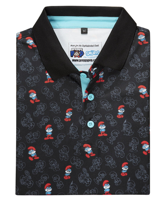 Smurfs Papa Smurf AOP Signature Polo