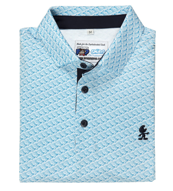 Smurfs All Over Print Polo