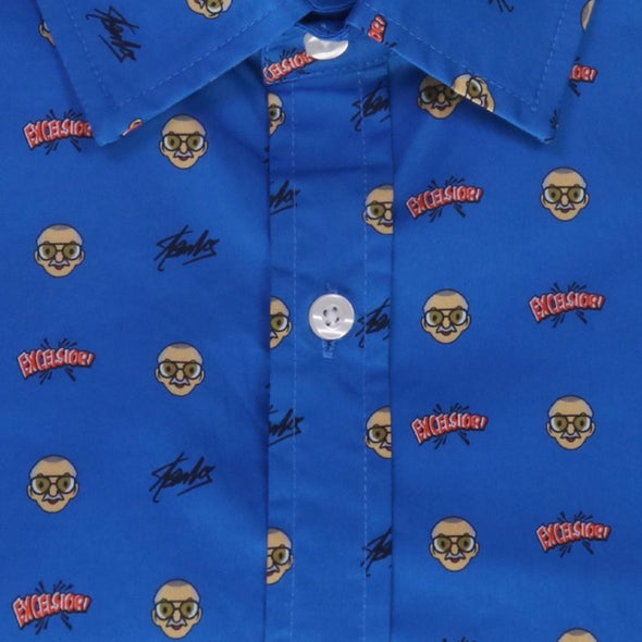 Stan Lee "Nuff Said" Short Sleeve Button Up Shirt