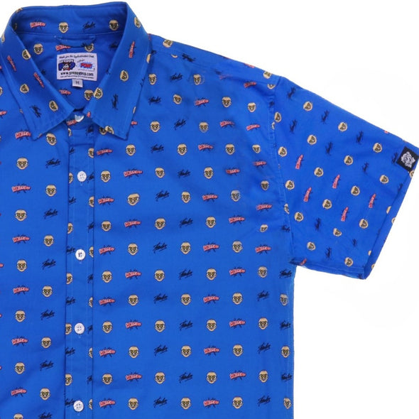 Stan Lee "Nuff Said" Short Sleeve Button Up Shirt