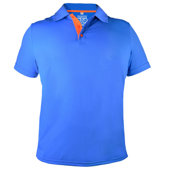 POLOS WITH A POP! - ROYAL BLUE