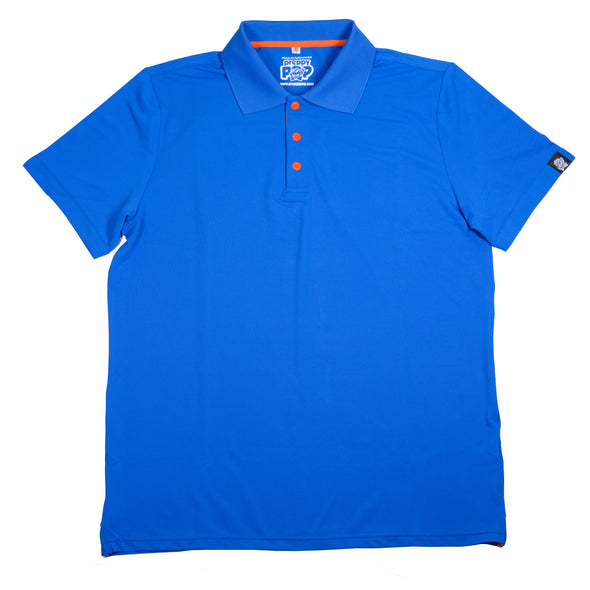 POLOS WITH A POP! - ROYAL BLUE