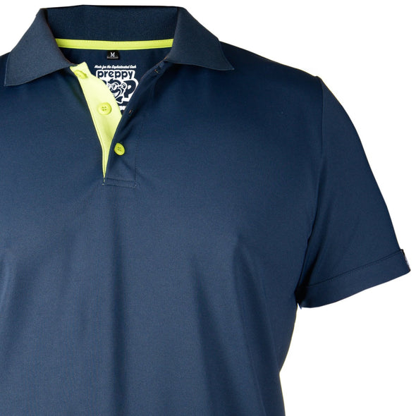 POLOS WITH A POP! - NAVY