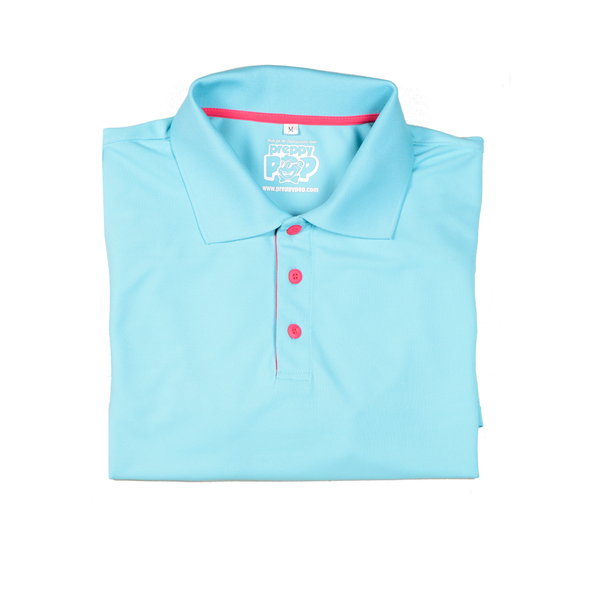 POLOS WITH A POP! - TURQUOISE