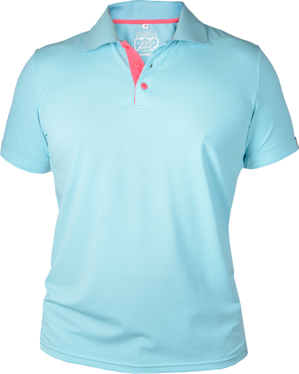 POLOS WITH A POP! - TURQUOISE