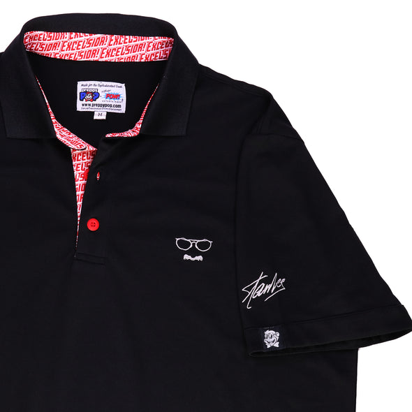 Stan Lee Signature Polo - Black