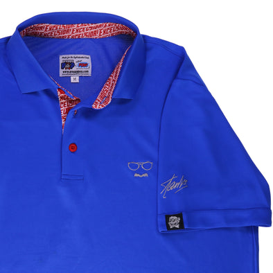 Stan Lee Signature Polo - Royal Blue