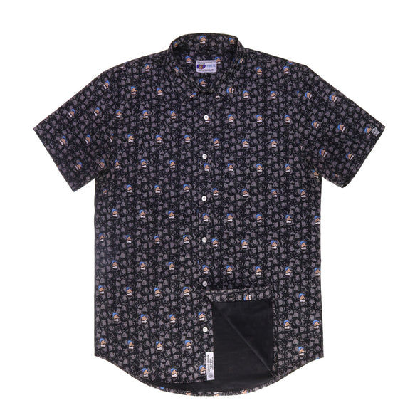 Bluto "All Brawn" Short Sleeve Button Up Shirt